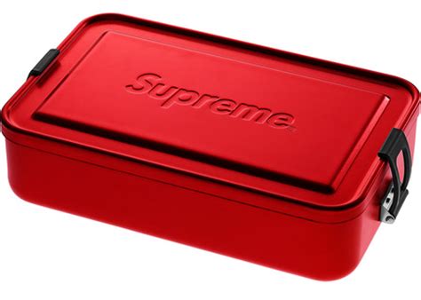 supreme sigg large metal box|Supreme x SIGG Large Metal Storage Box SS18 .